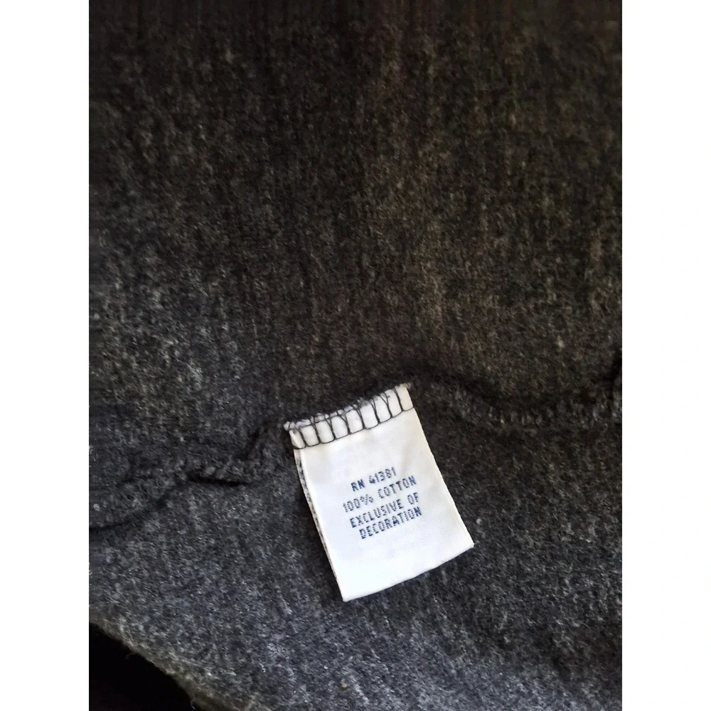 POLO RALPH LAUREN Mens L Gray Sweater /4 Zip‎ Pullover Logo Preppy Equestrian